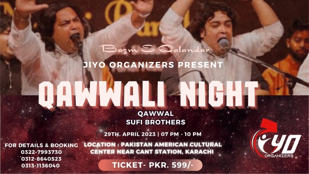 Bazm E Qalandar Qawwali Night (Sufi Brothers) [29 April] - Events in ...