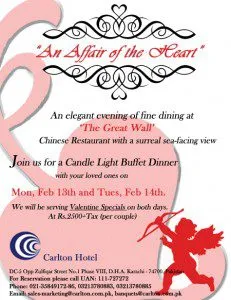 Valentines (Events in Karachi) V2