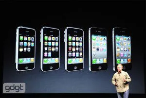 Iphone 1 2 3 4 5 Compared