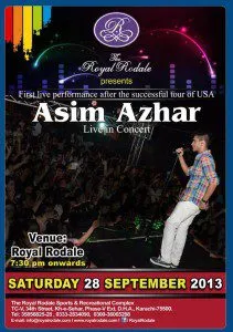 ASIM AZHAR - Live in Concert
