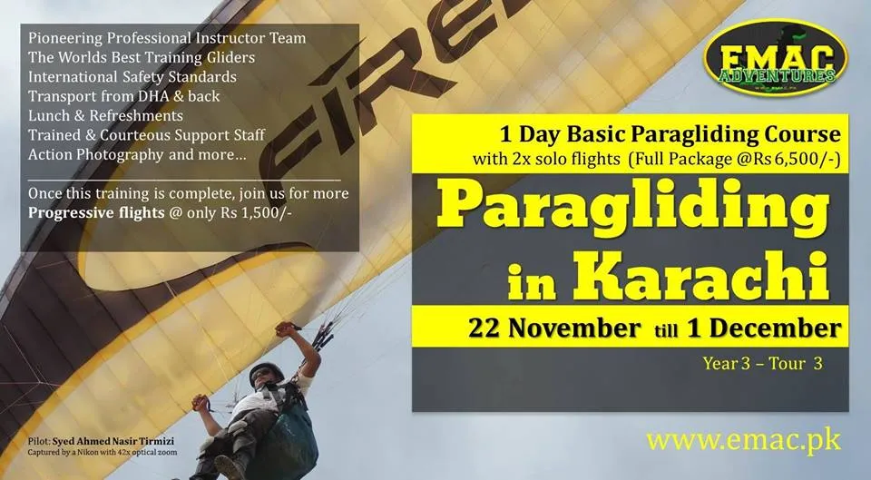 EMAC Paragliding in Karachi (2013) [20 Dec - 02 Jan]