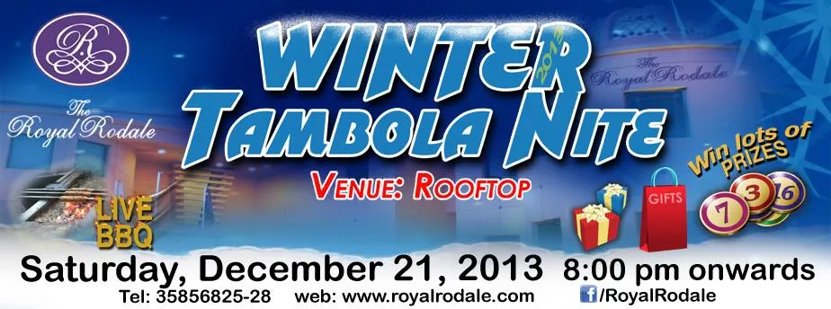 Grand Winter Tambola Nite @ Royal Rodale Club