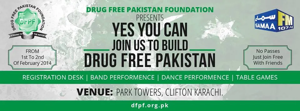 Yes You Can.. Join Us To Build Drug Free Pakistan!!
