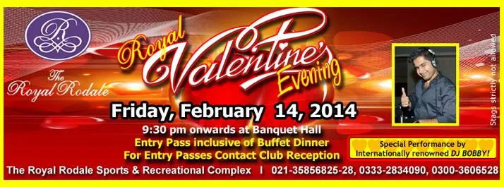 Royal Valentine's Evening @ Royal Rodale Club