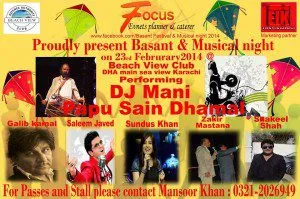 BASANT FESTIVAL & MUSICAL NIGHT 2014
