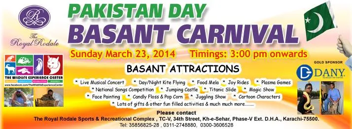 Pakistan Day Basant Carnival @ Royal Rodale Club