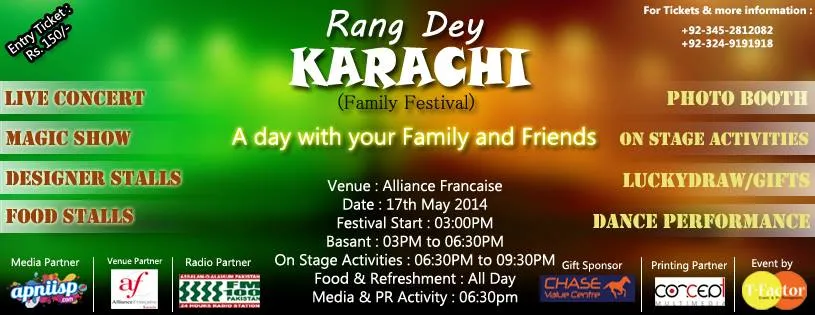 Rang Dey Karachi - Family Festival