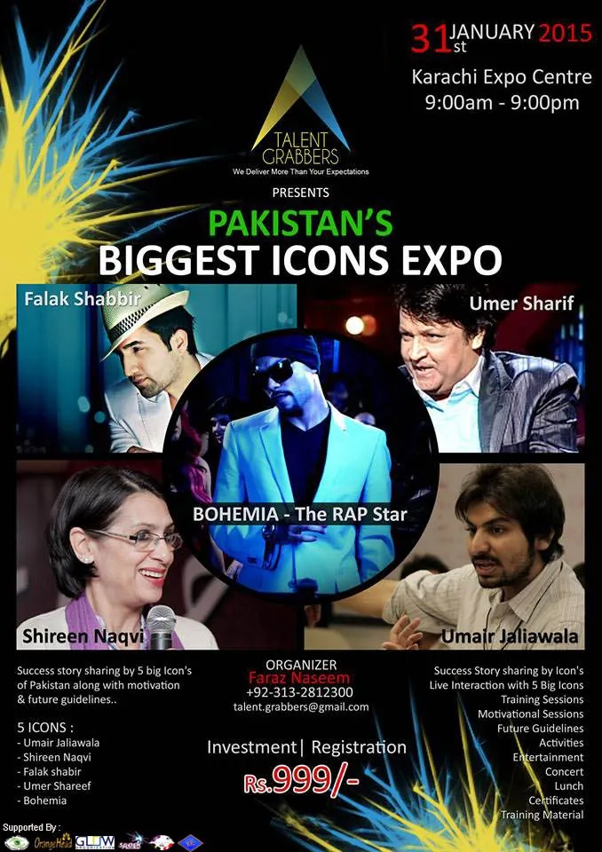 PAKISTAN'S BIGGEST ICON'S EXPO; 