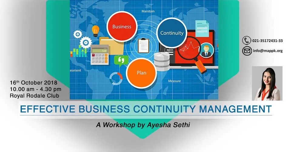 Effective Business Continuity Management