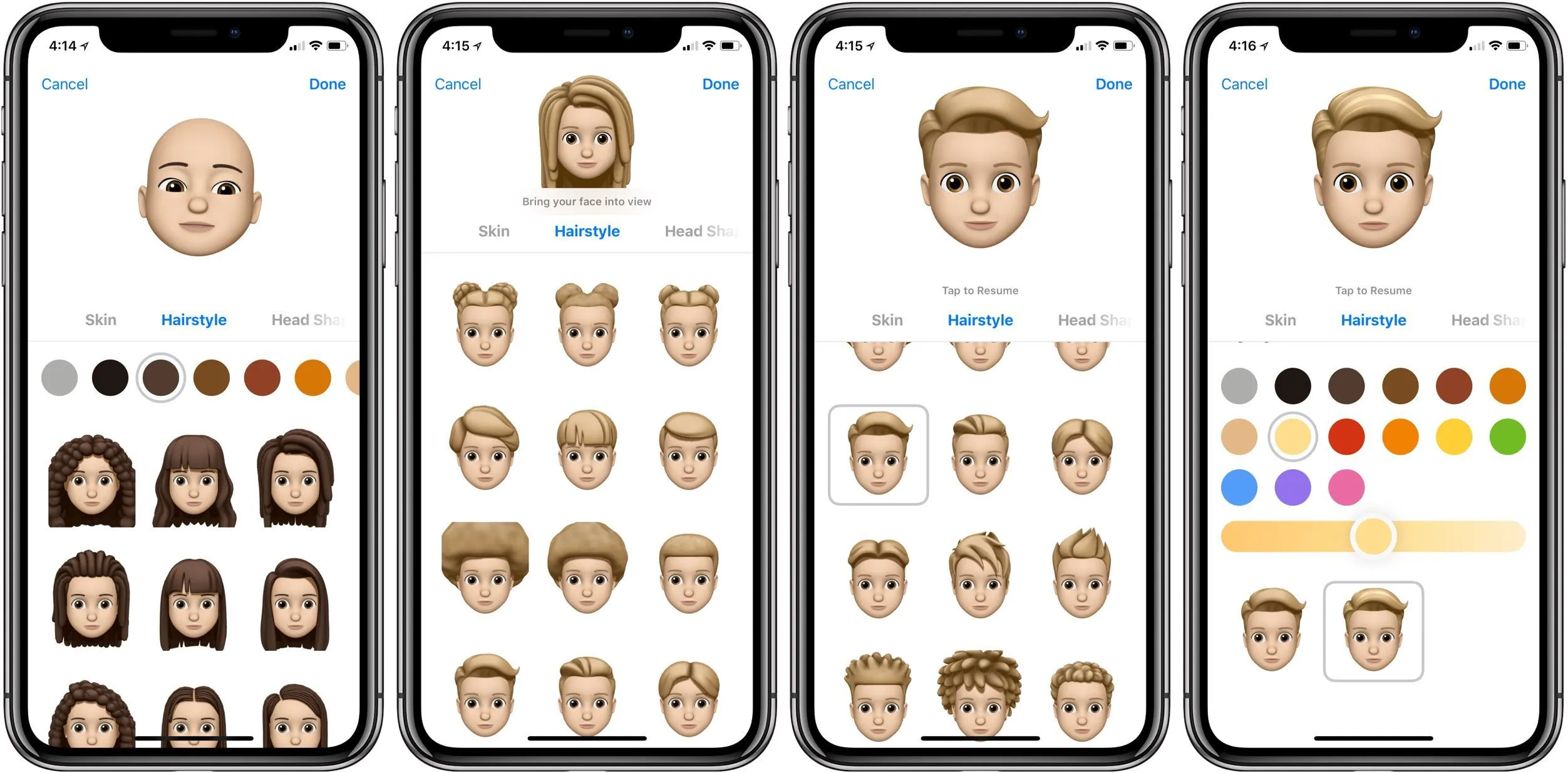 Ios 12 How To Create Memoji Iphone X 2