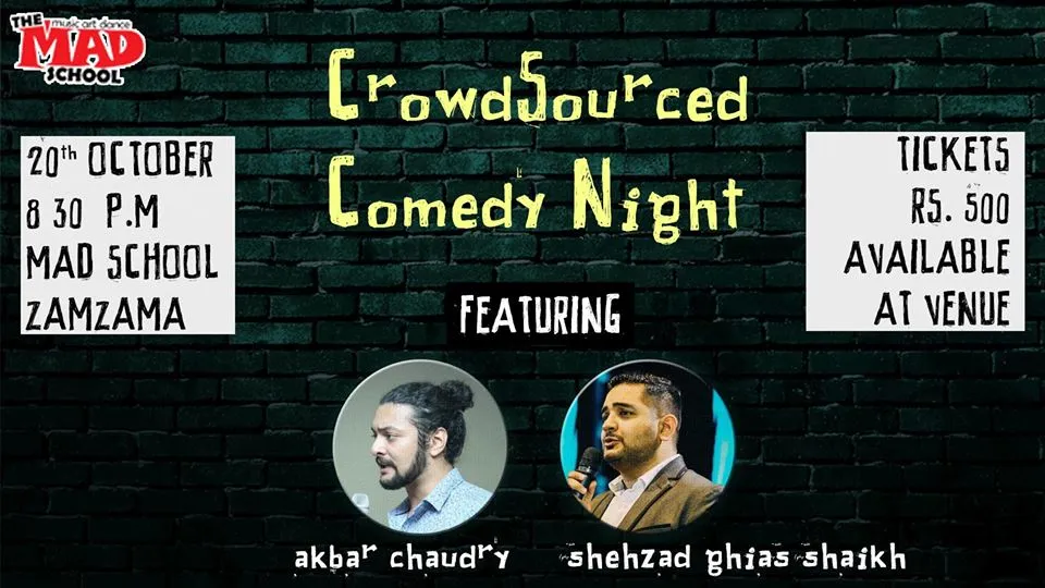 Crowdsourced Comedy Night 20 Oct