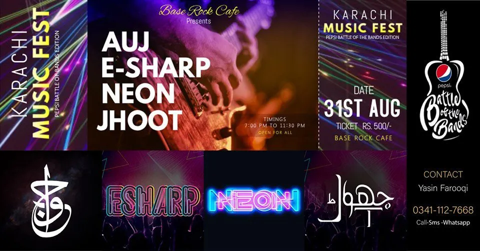 Karachi Music Fest Pepsi Battle Of The Bands Edition