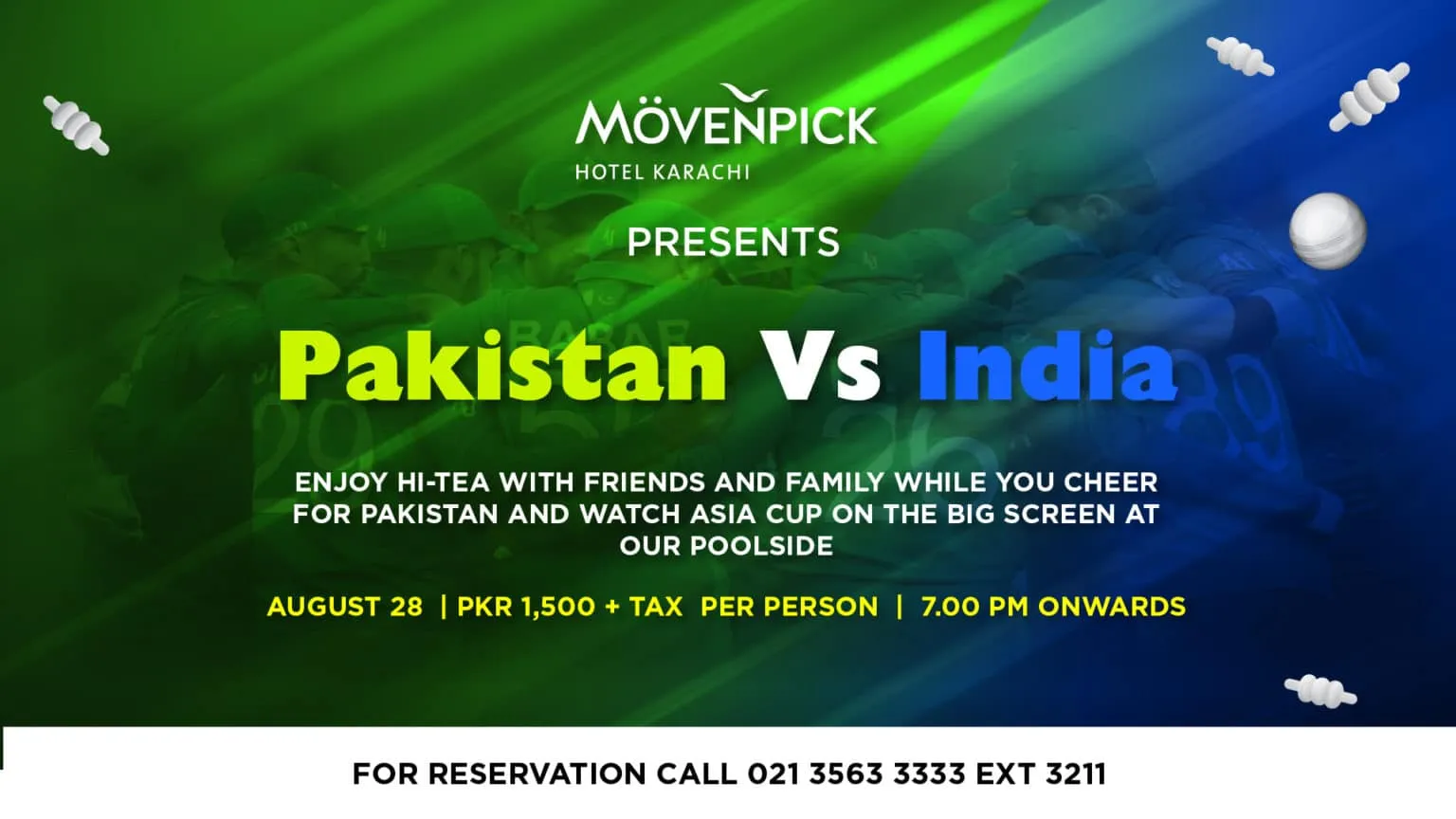 Pakistan VS India Asia Cup Live Screening