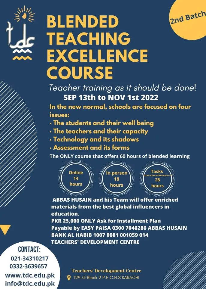 Blended Teaching Excellence Course