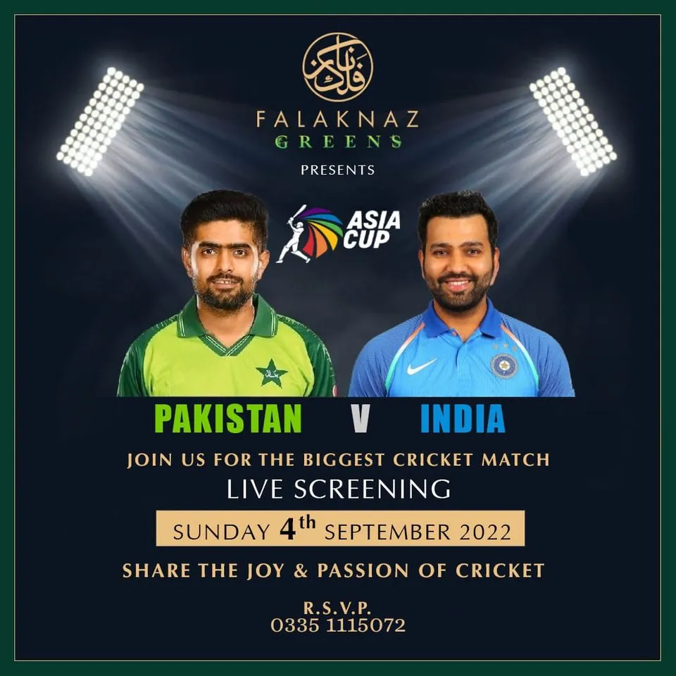 PAK VS INDIA LIVE SCREENING