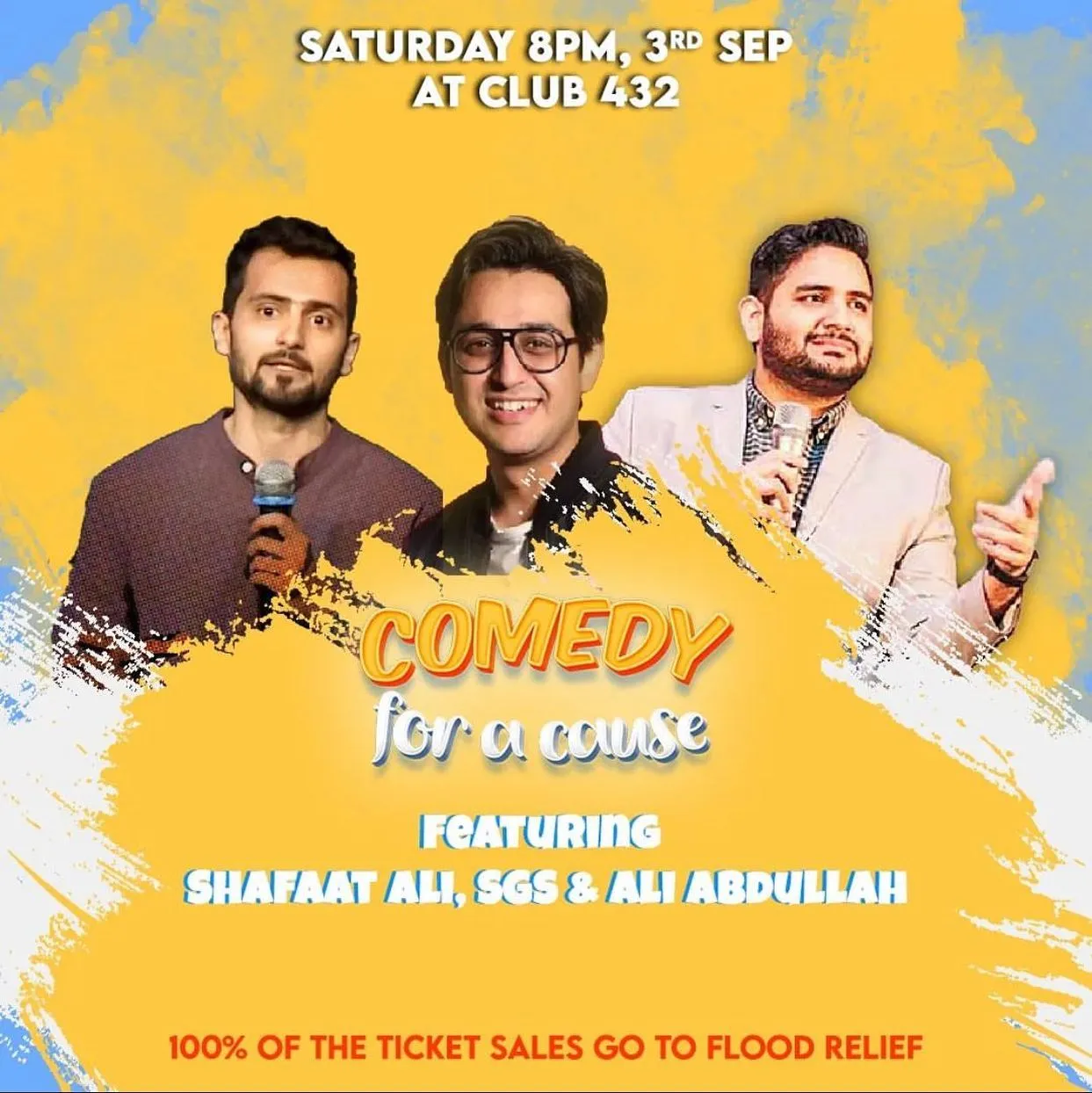 Show This Saturday With @aliabdullah Durrani Syed Shafaat Ali Shehzad Ghias At Club432