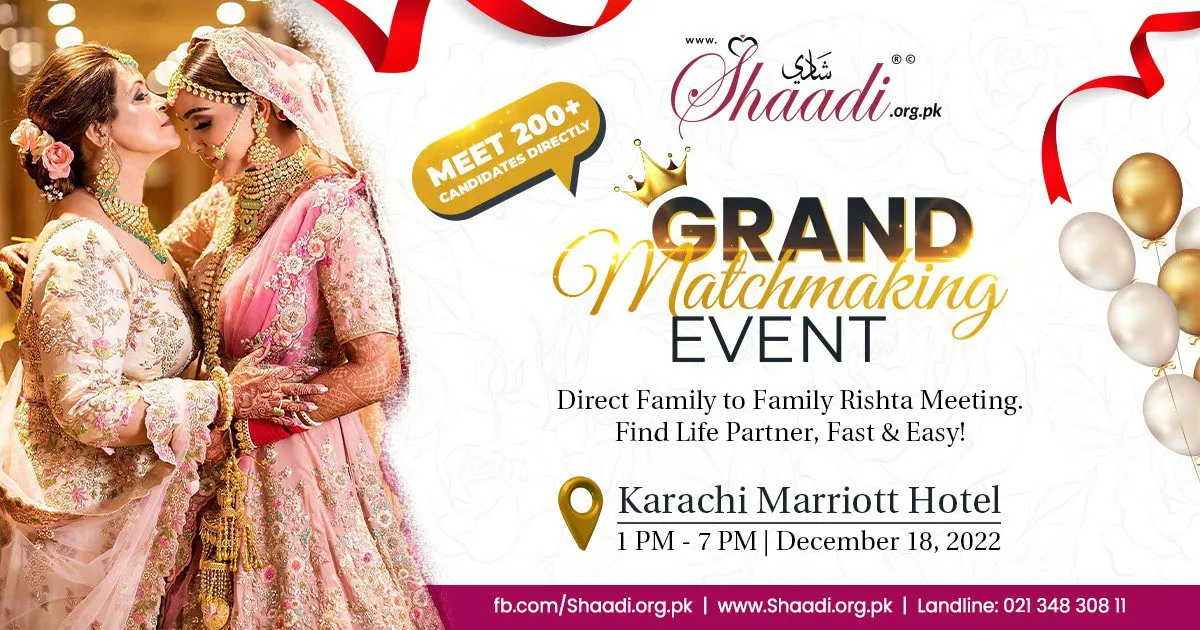 5th Grand Matchmaking Event Family Rishta Meeting In Pakistan Shaadi Organization