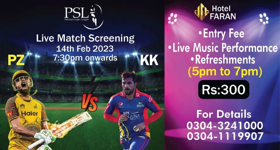 Live Music Performance Live Match Screening