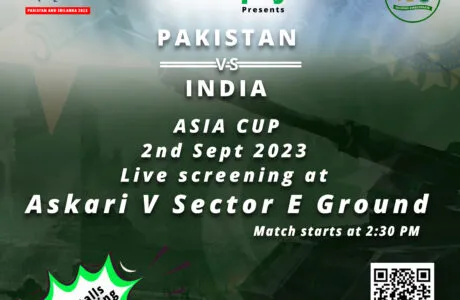Pakistan vs India Live Cricket Match screening