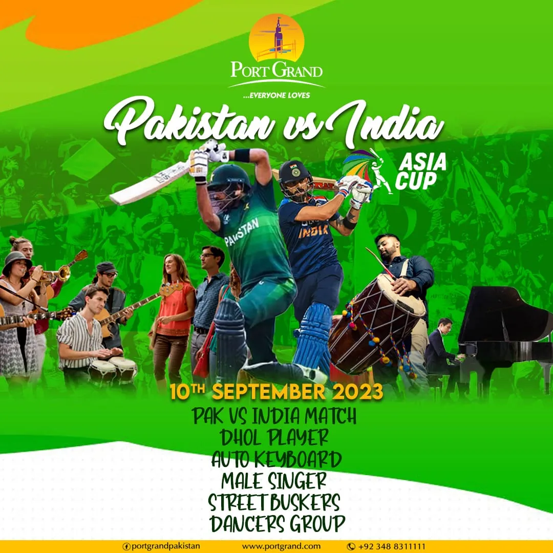 Grand Musical Night & Match Screening happening this weekend with great singers, comedians, performances, boating, food, activities and much more.