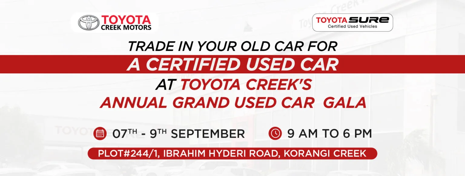 Toyota Creek's Annual Grand Used Car Gala