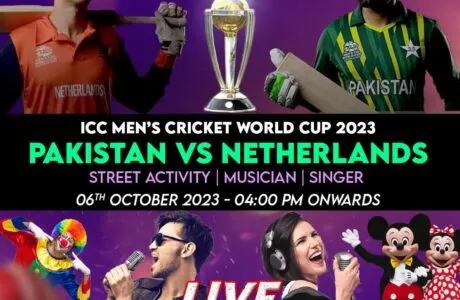 Pakistan vs Netherland Live Screening