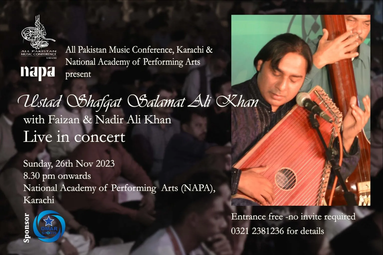 Ustad Shafqat Salamat Ali Khan