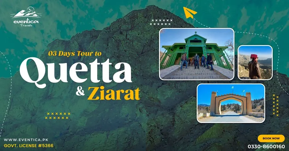 03 Days Tour to Quetta & Ziarat