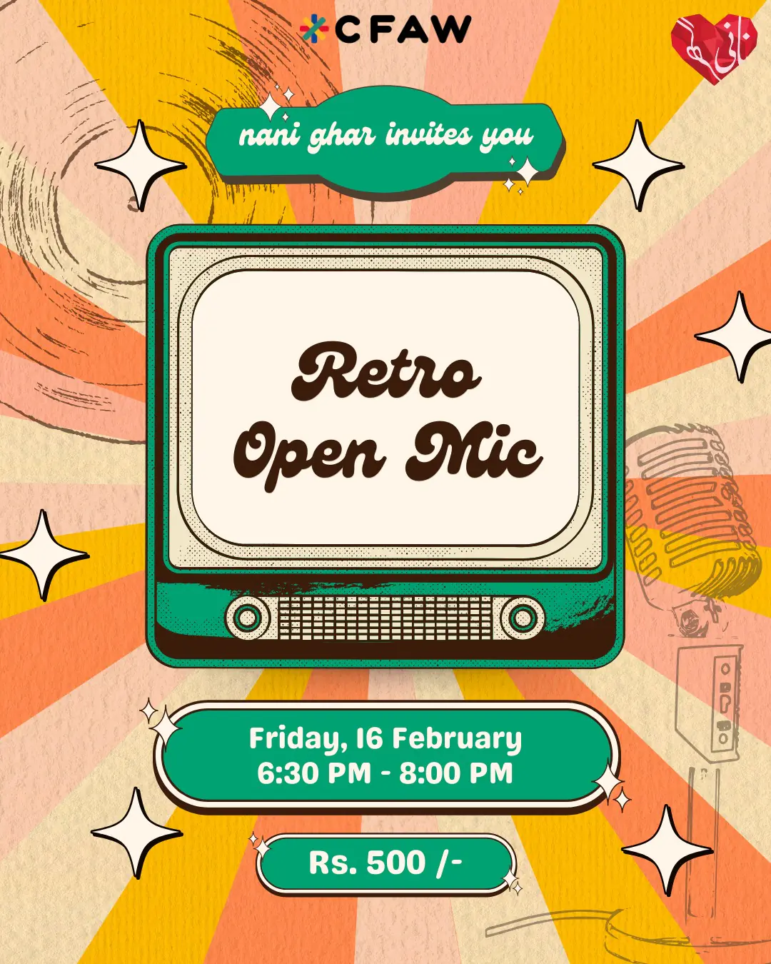 Retro Open Mic