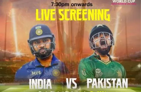 Join Us for the Ultimate Pakistan vs India T20 World Cup 2024 Live Screening at Habitt City! Grab Your Online Tickets Now for an Unforgettable Cricket Showdown, get an opportunity to watch this match in a comfortable and centrally air-conditioned indoor space, and enjoy a live market right outside with lots of amazing stalls! Book your ticket at: https://ticketwala.pk/.../pakistan-vs-india-live... Note: Early Bird ends on 1st June! Early Bird: Rs. 800 Normal Price: Rs. 1000 Venue: City Talks, Habitt City Date: 9th June 2024 Gates Open: 7:00 pm Match Starts: 7:30 pm onwards